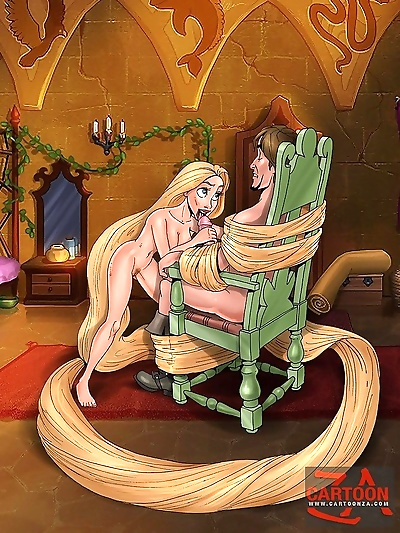 Rapunzel and tarzan in bdsm..